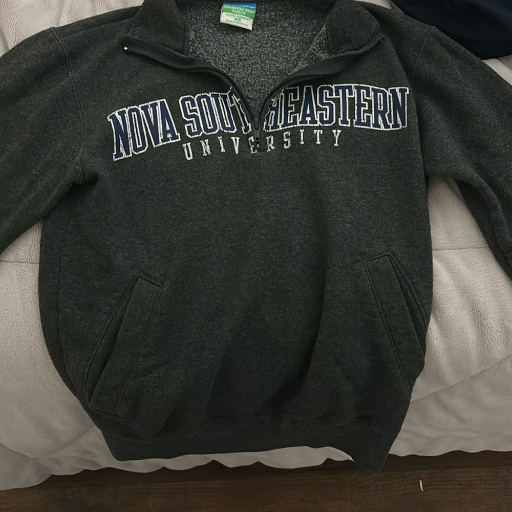 nova southeastern university zip up jacket